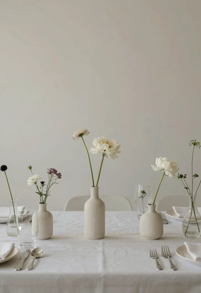 14 Simple Wedding Stage Decorations Indoor Ideas That Feel Chic 60 14 Simple Wedding Stage Decorations Indoor Ideas That Feel Chic - 10. Simple Table Centerpieces 1