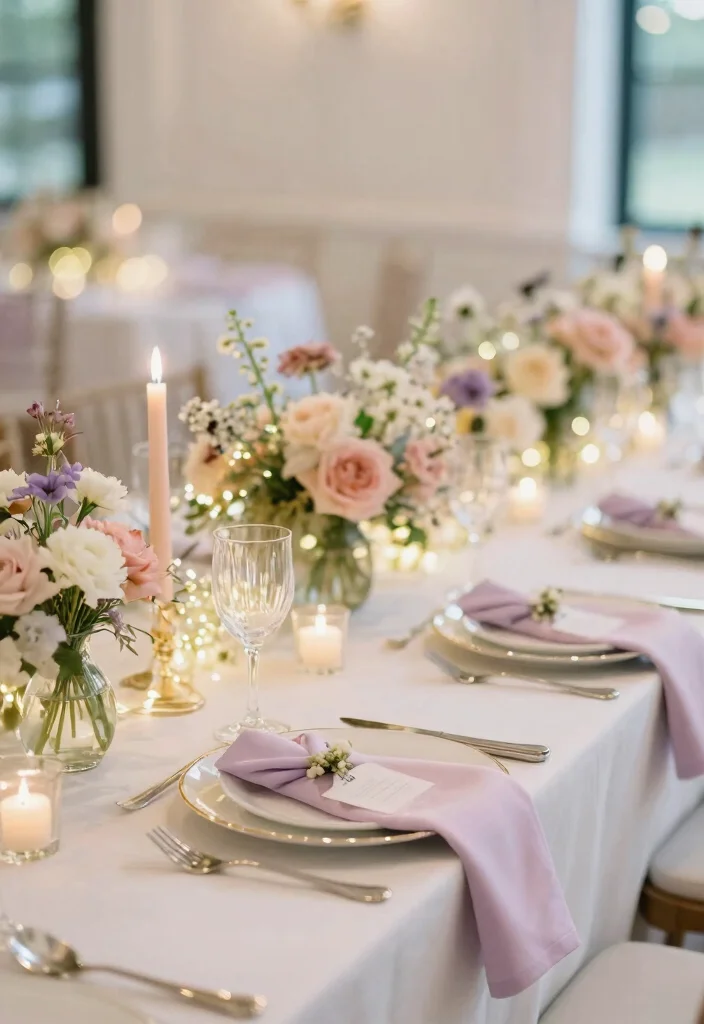 14 Wedding Table Napkins Ideas That Elevate Every Setting - 12. Seasonal Napkin Colors 1