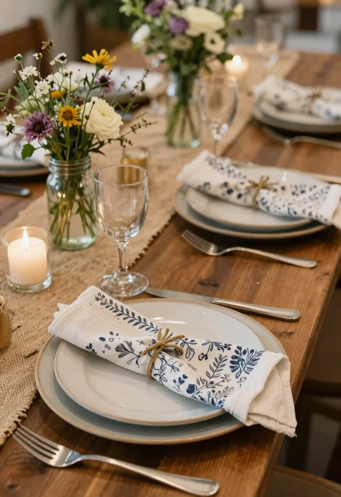 14 Wedding Table Napkins Ideas That Elevate Every Setting - 14. Eco-Friendly Napkin Alternatives 1