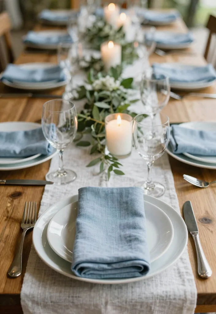 14 Wedding Table Napkins Ideas That Elevate Every Setting - 2. Reusable Linen Napkins 1