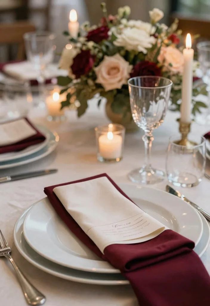 14 Wedding Table Napkins Ideas That Elevate Every Setting - 9. Layered Napkin Styles 1