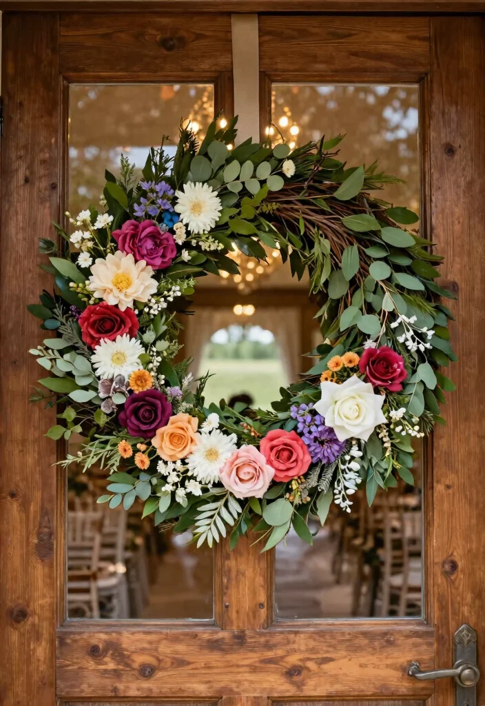 15 Horseshoe Wedding Decorations Ideas With Lucky Charm - 9. Horseshoe Wreaths 1