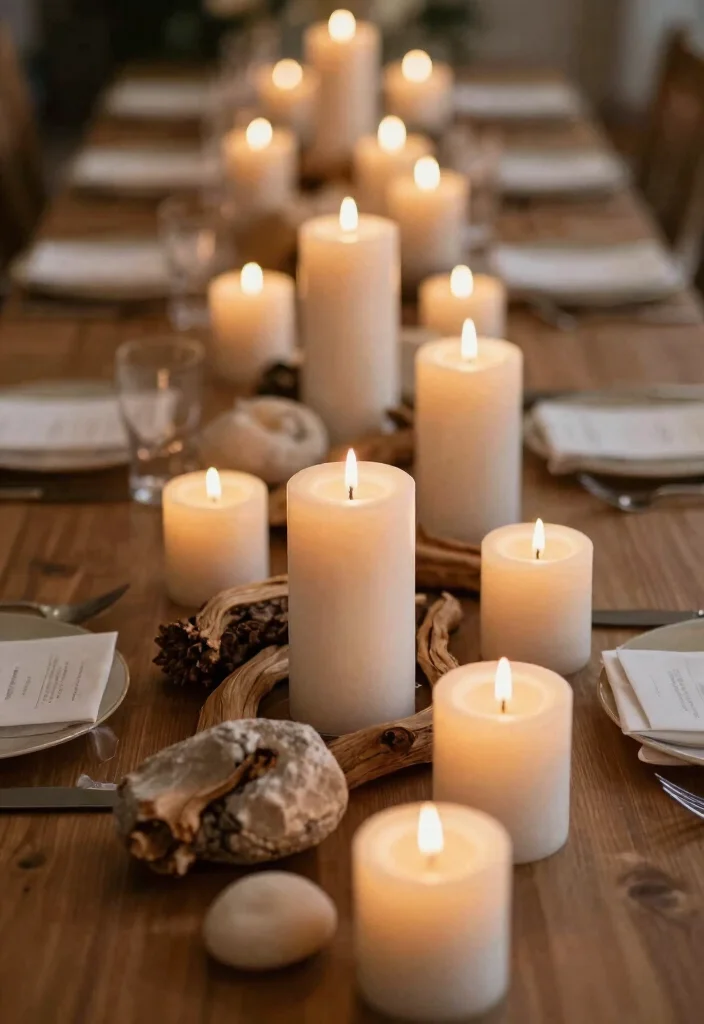 15 Main Table Wedding 2026 Trending Ideas That Steal the Spotlight - 14. Eco-Friendly Candles 1