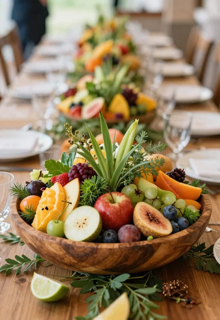15 Main Table Wedding 2026 Trending Ideas That Steal the Spotlight - 6. Edible Centerpieces 1