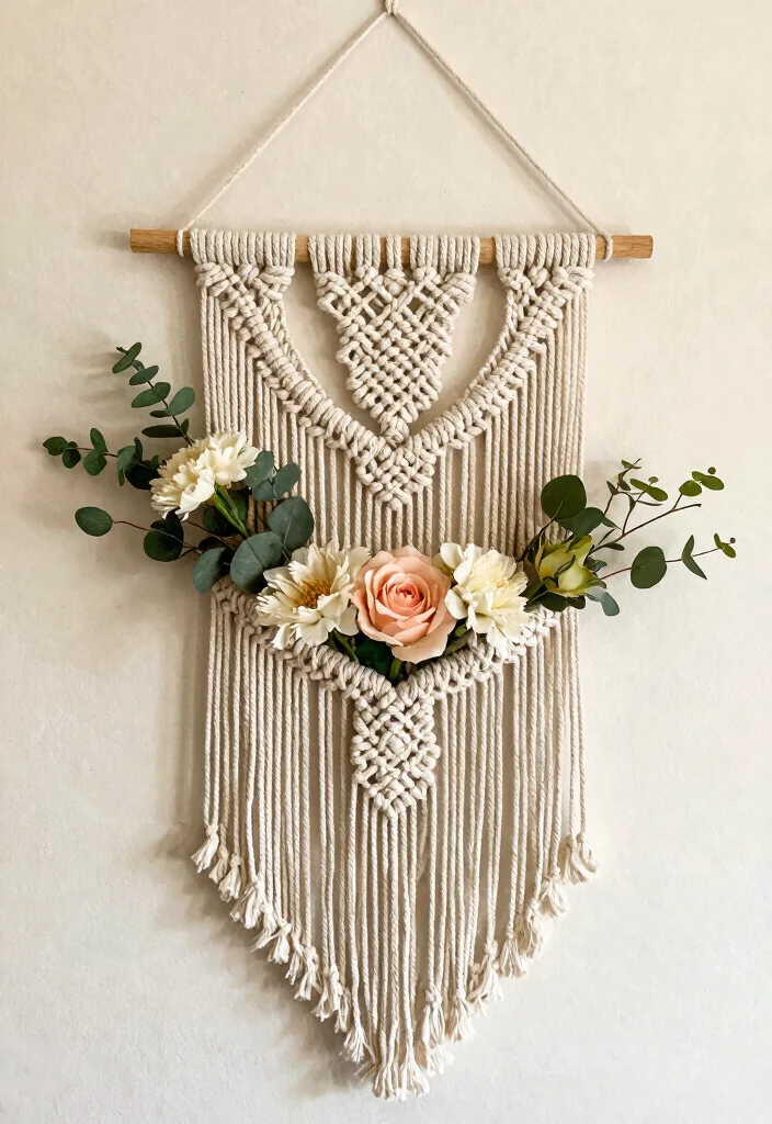 15 Wall Wedding Decorations Ideas That Transform Your Venue - 5. Eco-Friendly Macramé Wall Hangings 1