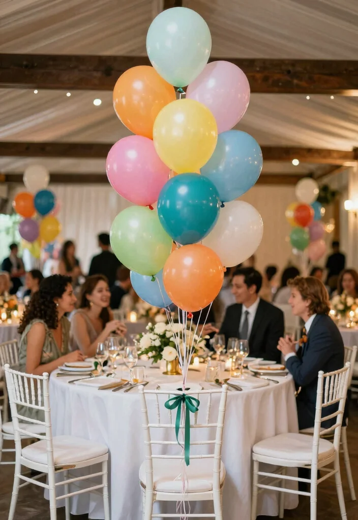 15 Wedding Chair Decorations 2026 Trending Ideas That Elevate Any Venue - 14. Colorful Balloon Bundles 1