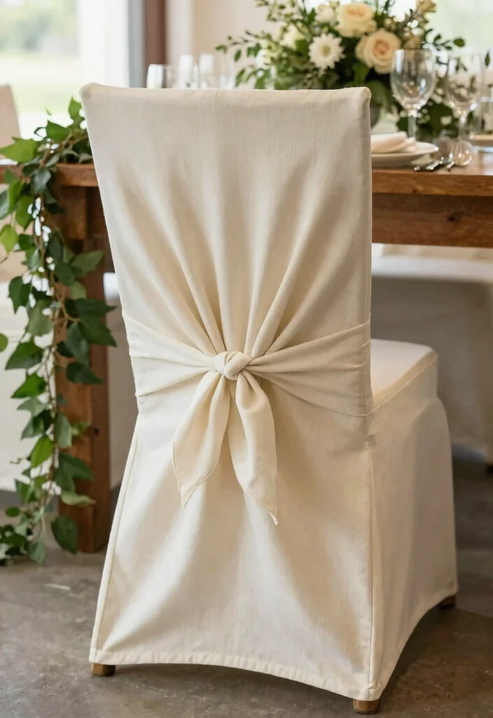 15 Wedding Chair Decorations 2026 Trending Ideas That Elevate Any Venue - 3. Eco-friendly Chair Covers 1