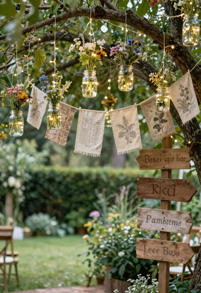 15 Wedding Hanging Decorations Ideas That Add Drama - 8. Eco-Friendly Upcycled Decorations 1