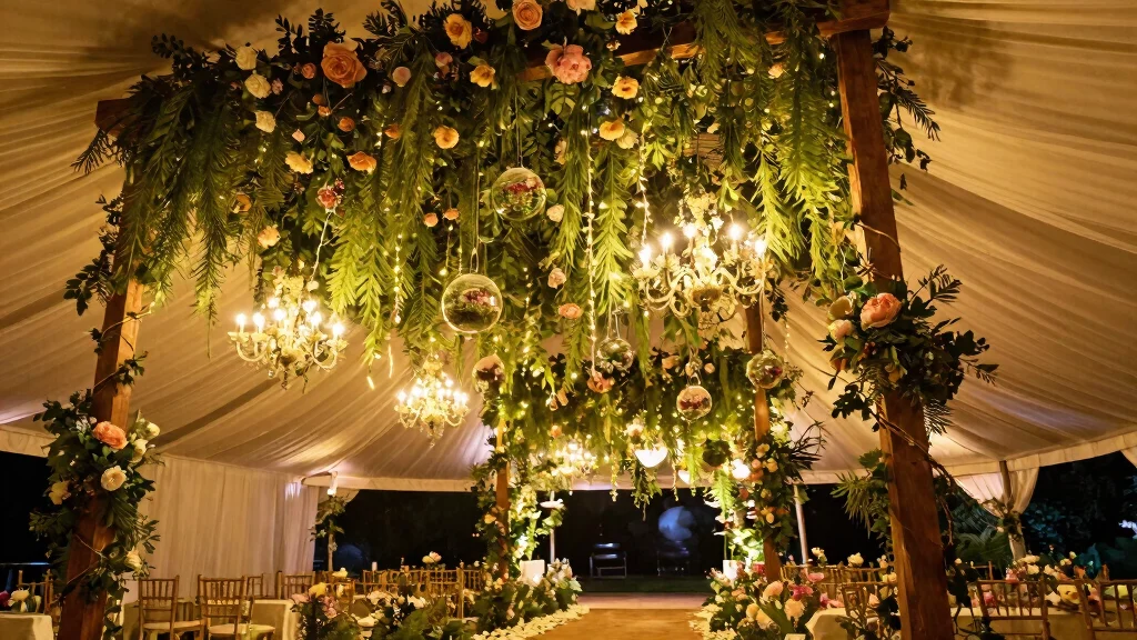 15 Wedding Hanging Decorations Ideas That Add Drama