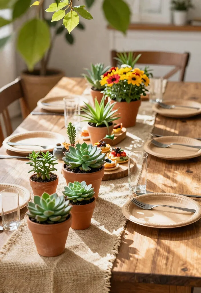 15 Wedding Shower Table Decorations Ideas That Look Sweet - 1. Botanical Bliss 1
