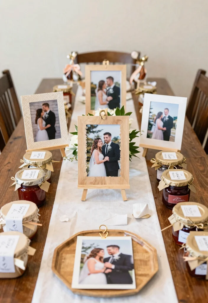 15 Wedding Shower Table Decorations Ideas That Look Sweet - 10. DIY Personalization 1