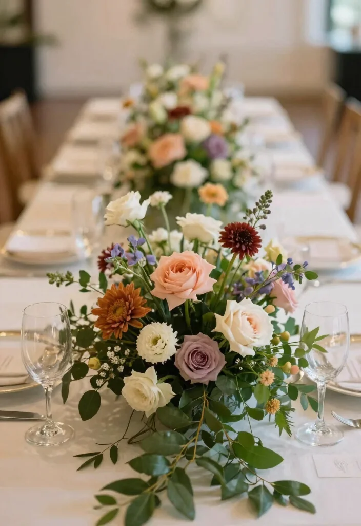 15 Wedding Shower Table Decorations Ideas That Look Sweet - 15. Floral Fantasy 1