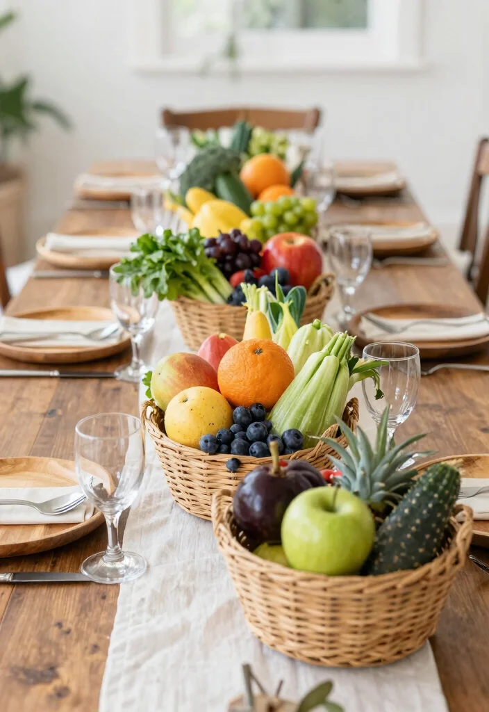 15 Wedding Shower Table Decorations Ideas That Look Sweet - 9. Farm-to-Table Inspiration 1
