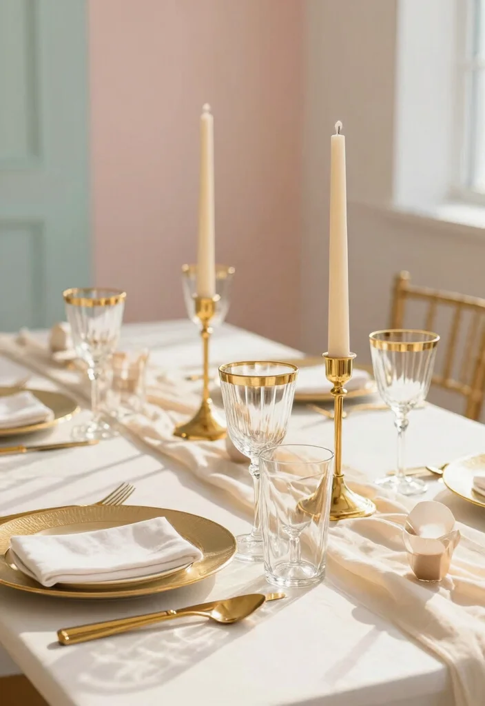 16 Head Table Decorations Wedding Ideas That Stand Out - 8. Elegant Gold Accents 1