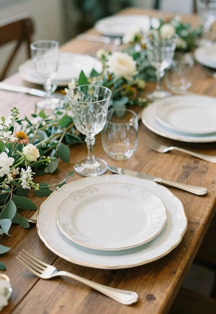 16 Home Wedding Decorations 2026 Trending Ideas That Feel Intimate & Beautiful - 13. Vintage Table Settings 1