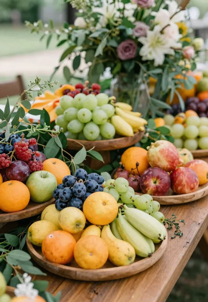 16 Home Wedding Decorations 2026 Trending Ideas That Feel Intimate & Beautiful - 14. Seasonal Fruit Displays 1