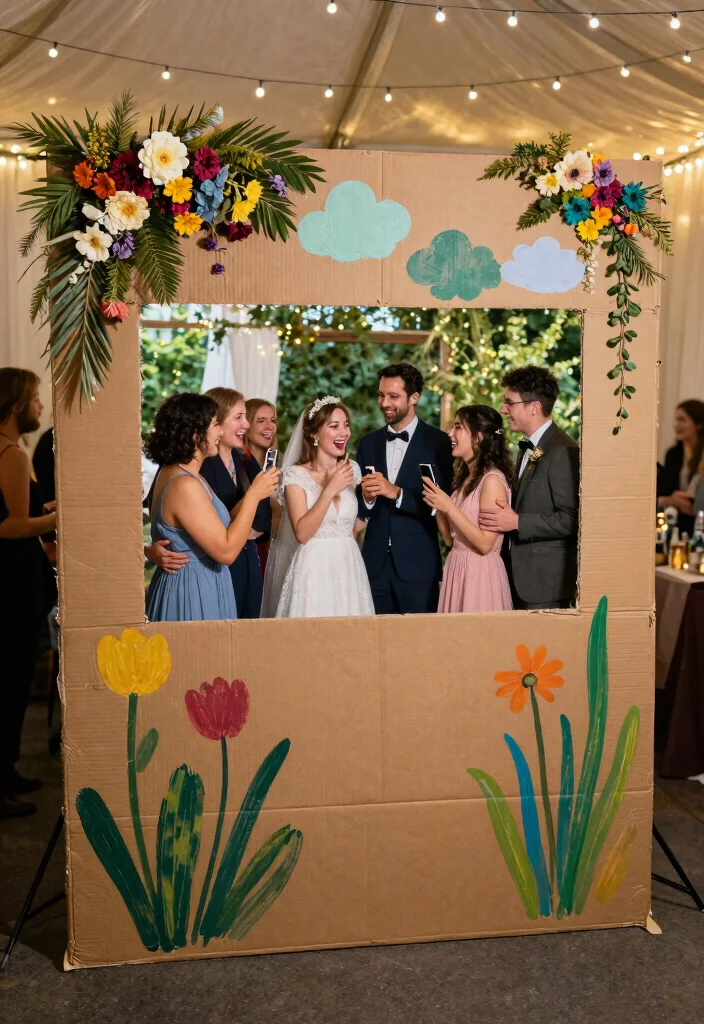 16 Home Wedding Decorations 2026 Trending Ideas That Feel Intimate & Beautiful - 7. DIY Photo Booth Backdrop 1