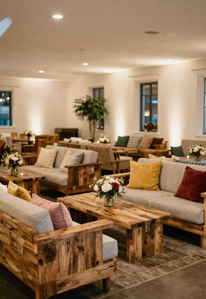 16 Indian Wedding Hall Decorations Ideas With Grand Style - 6. Luxury Lounge Areas 1