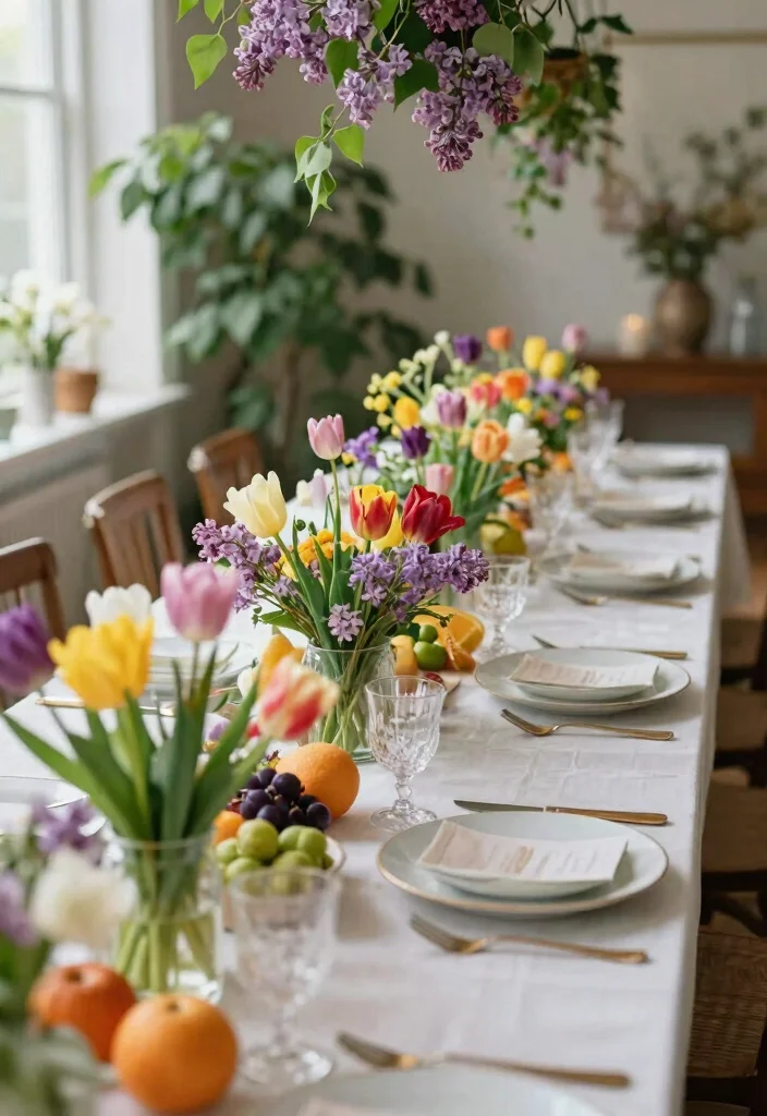 16 Long Table Wedding Decor Ideas That Feel Romantic - 13. Seasonal Elements 1