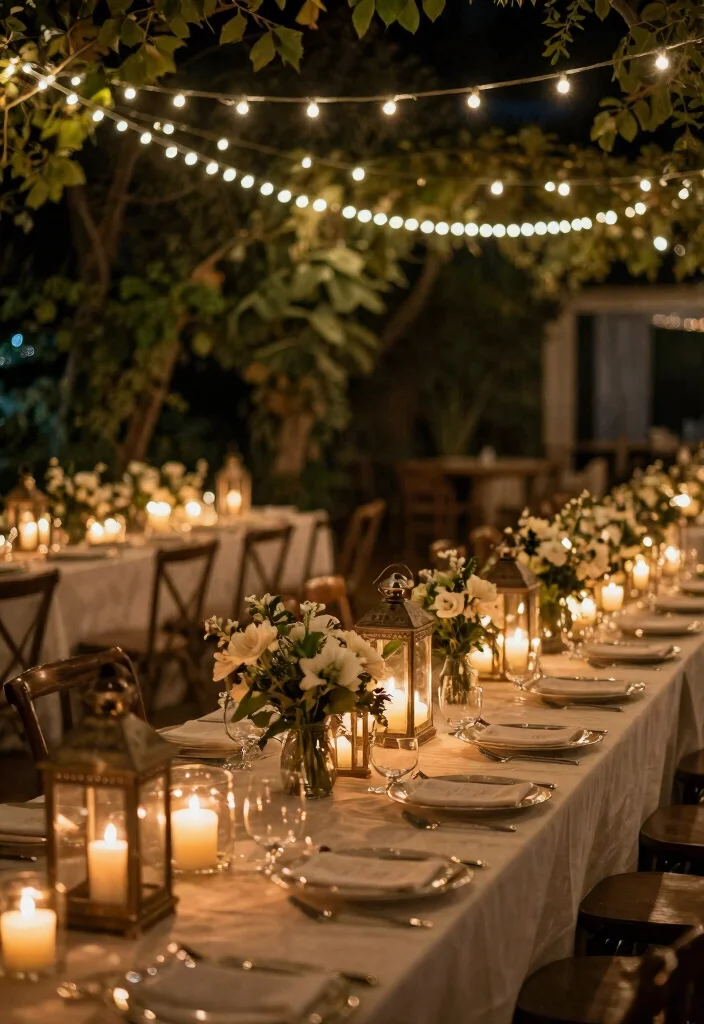 16 Simple Wedding Reception Decorations Ideas That Still Wow - 14. Soft Lighting Solutions 1
