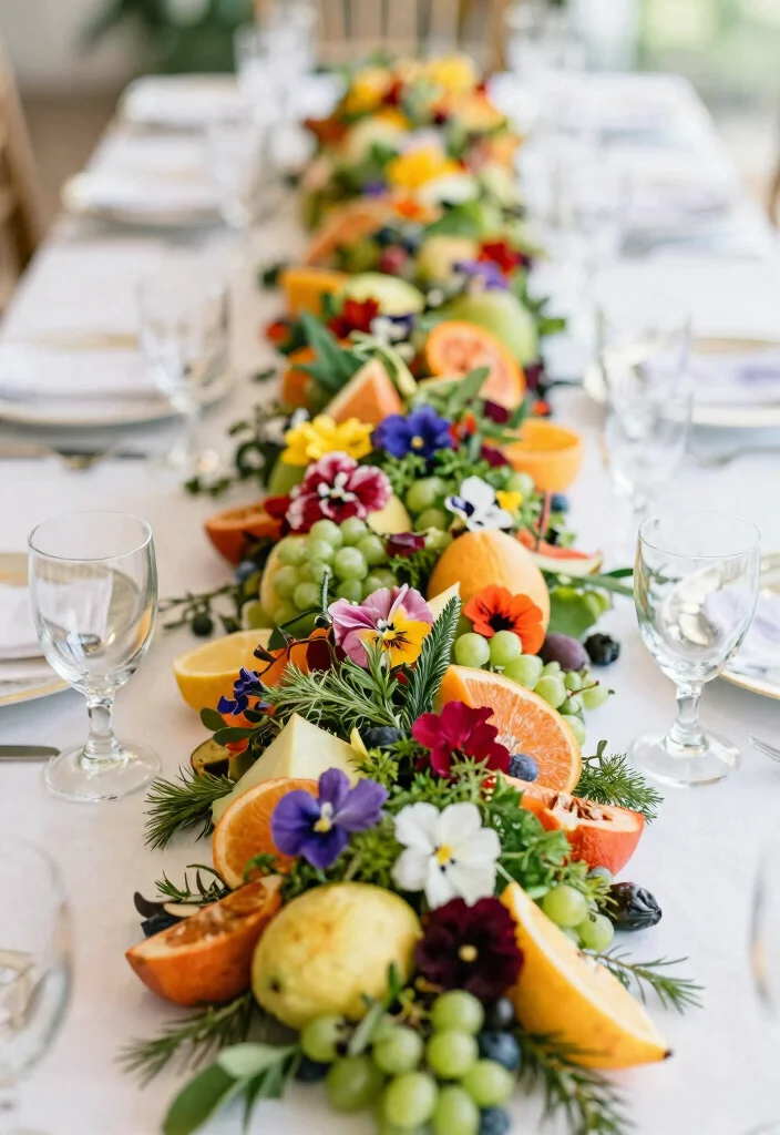 16 Simple Wedding Reception Decorations Ideas That Still Wow - 8. Edible Decor 1
