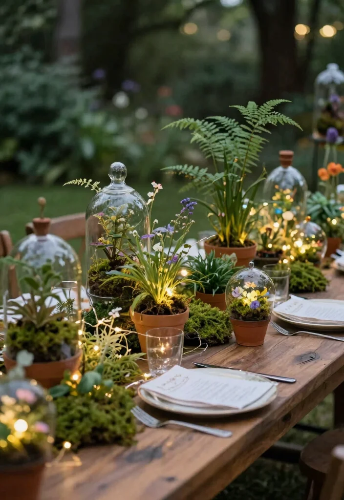 16 Wedding Backdrop Reception Head Table Ideas That Shine - 5. Whimsical Fairy Garden 1