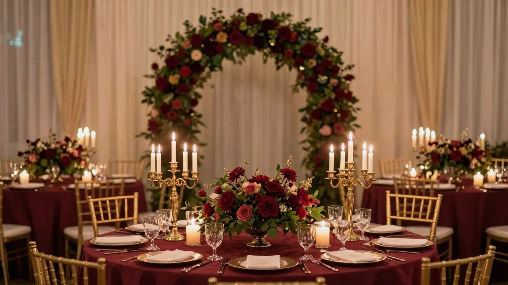 16 Wedding Decorations Burgundy Ideas With Rich Romance