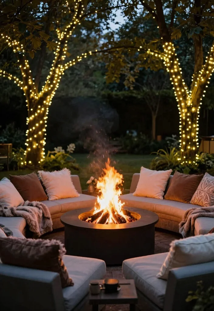 16 Wedding Decorations at Home Ideas That Feel Magical 62 16 Wedding Decorations at Home Ideas That Feel Magical - 12. Intimate Fire Pit Setup 1