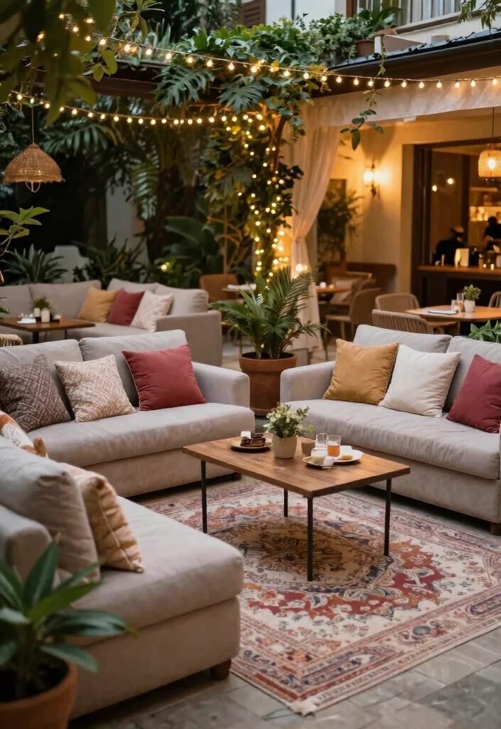 16 Wedding Decorations at Home Ideas That Feel Magical 66 16 Wedding Decorations at Home Ideas That Feel Magical - 16. Cozy Outdoor Lounge Area 1