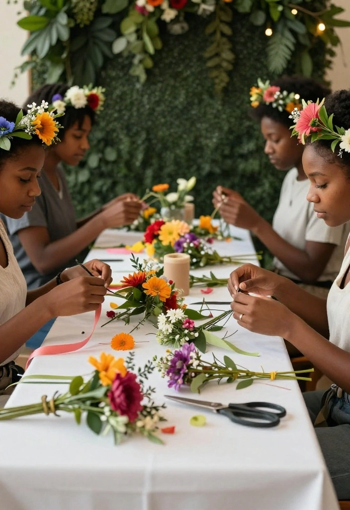 16 Wedding Decorations at Home Ideas That Feel Magical 38 16 Wedding Decorations at Home Ideas That Feel Magical - 8. DIY Flower Crowns 1