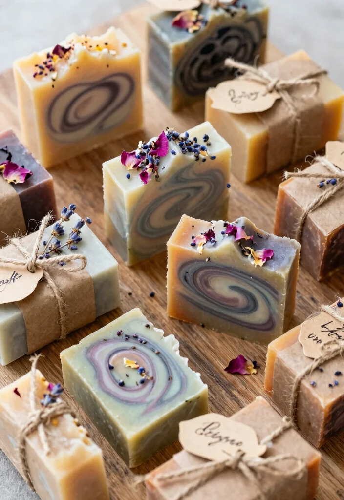 16 Wedding Favor Table Ideas That Look Stunning - 2. Handmade Soaps 1