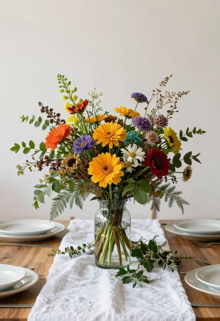 17 Luxury Wedding Decor Reception Decorations Ideas That Shine - 1. Eco-Friendly Floral Centerpieces 1