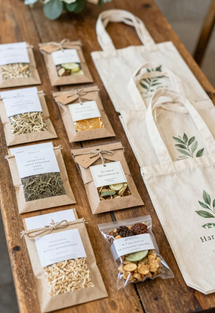 17 Luxury Wedding Decor Reception Decorations Ideas That Shine - 11. Eco-Conscious Favors 1