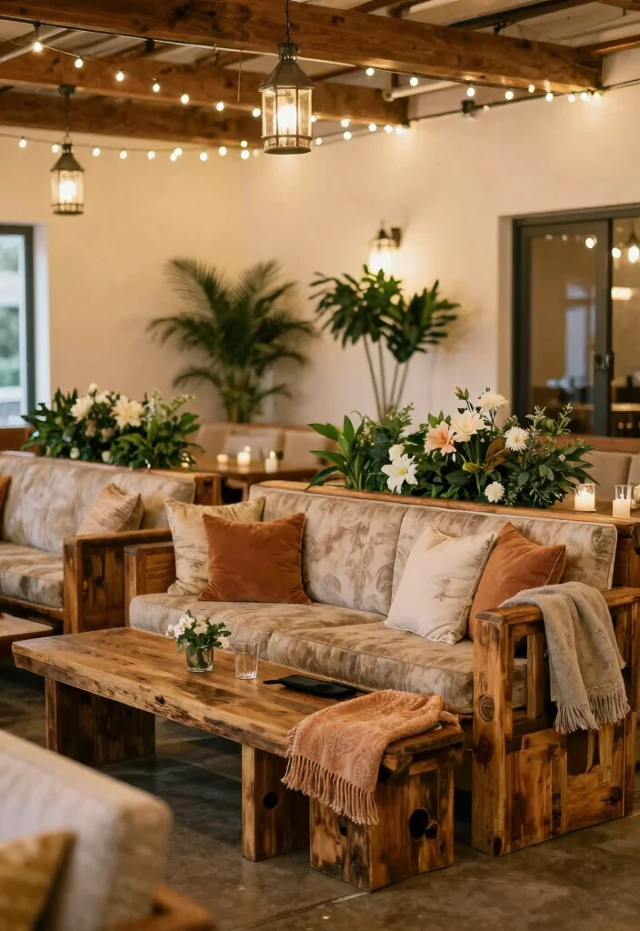 17 Luxury Wedding Decor Reception Decorations Ideas That Shine - 12. Elegant Lounge Areas 1