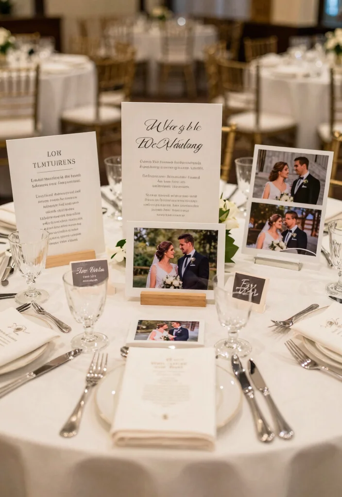 17 Luxury Wedding Decor Reception Decorations Ideas That Shine - 17. Personalized Elements 1