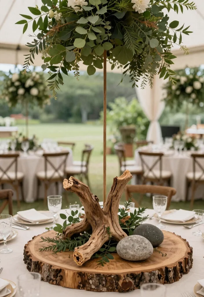 17 Luxury Wedding Decor Reception Decorations Ideas That Shine - 7. Nature-Inspired Decor 1