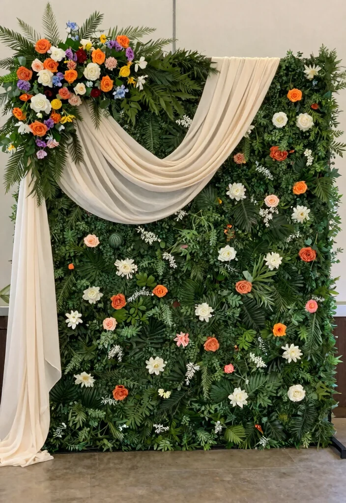 17 Luxury Wedding Decor Reception Decorations Ideas That Shine - 8. Unique Ceremony Backdrops 1