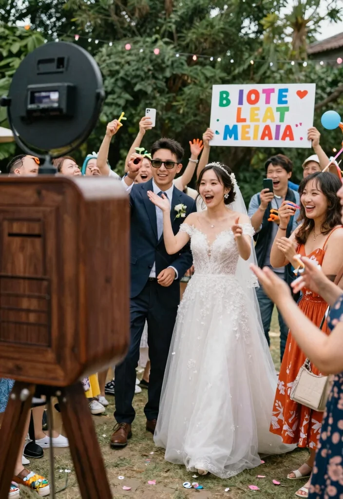 17 Wedding Decorations Entrance Ideas That Wow From First Look - 17. Interactive Elements 1