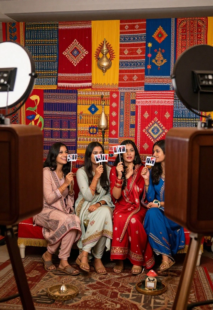 17 Wedding Room Decorations Pakistani Ideas With Rich Detail - 13. Creative Photo Booths 1