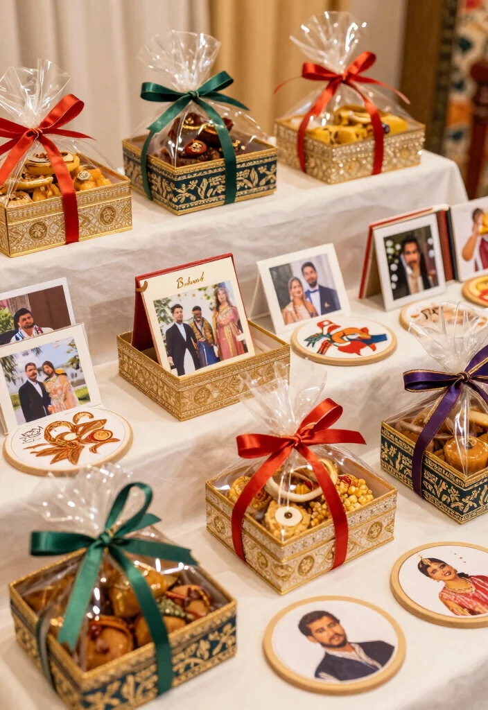 17 Wedding Room Decorations Pakistani Ideas With Rich Detail - 14. Unique Table Favors 1