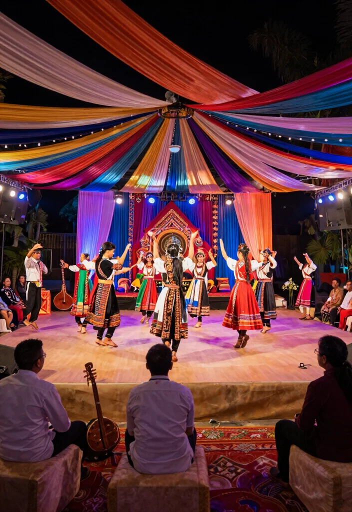 17 Wedding Room Decorations Pakistani Ideas With Rich Detail - 16. Cultural Dance Area 1