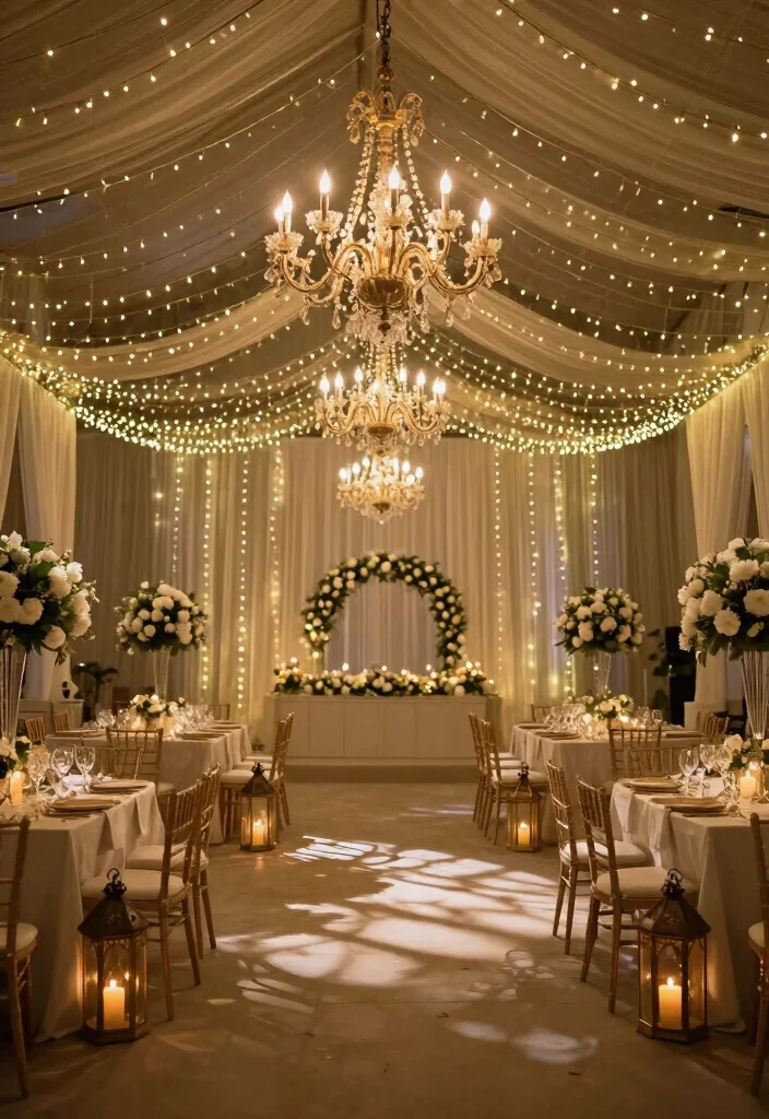 17 Wedding Room Decorations Pakistani Ideas With Rich Detail - 3. Elegant Lighting Solutions 1