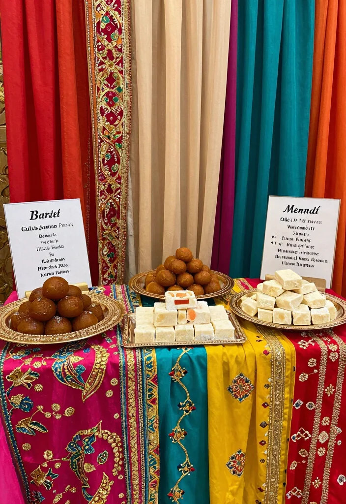 17 Wedding Room Decorations Pakistani Ideas With Rich Detail - 9. Themed Gift Stations 1