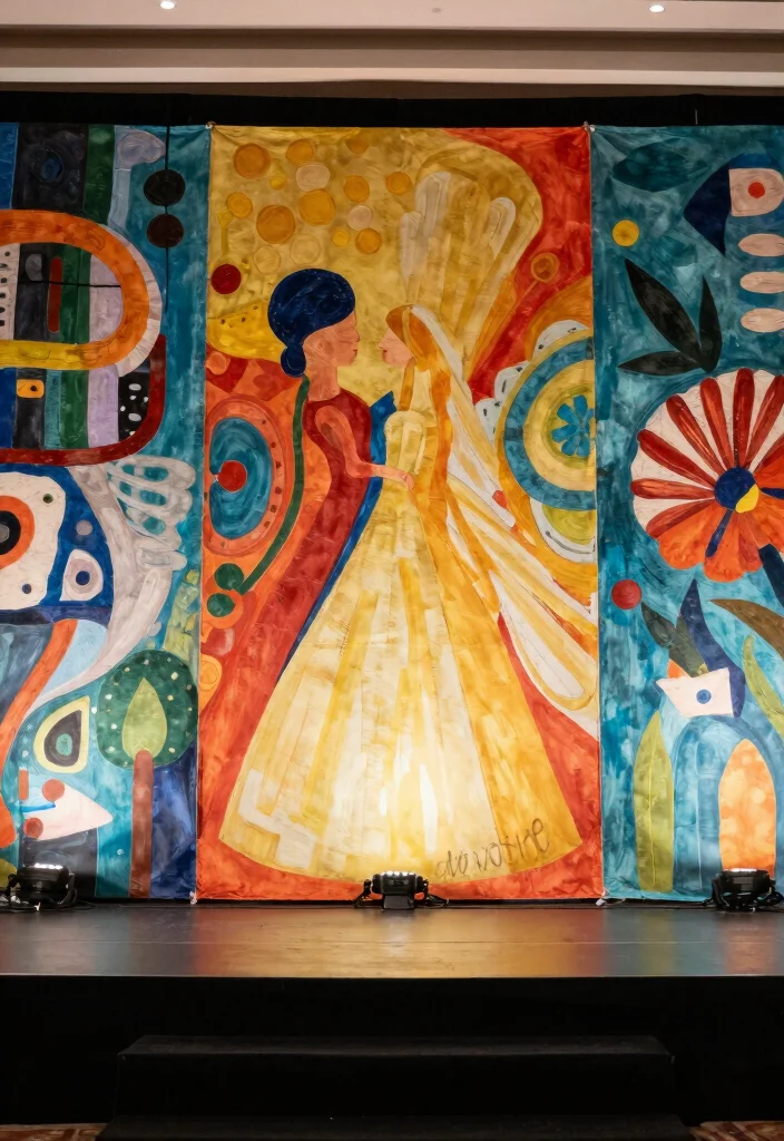 17 Wedding Stage Decorations Indian Ideas With Regal Touch - 12. Artistic Backdrops 1