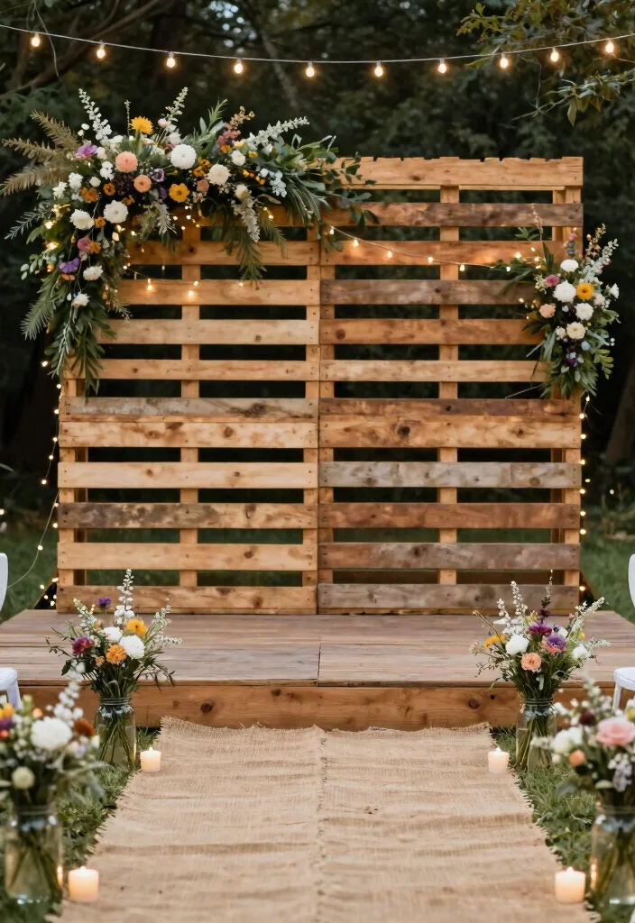 17 Wedding Stage Decorations Indian Ideas With Regal Touch - 7. Rustic Elegance 1