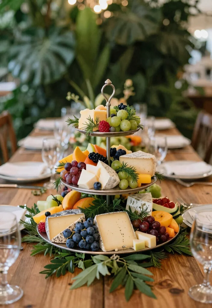 17 Wedding Table Decoration Ideas That Look Elegant - 11. Edible Centerpieces 1