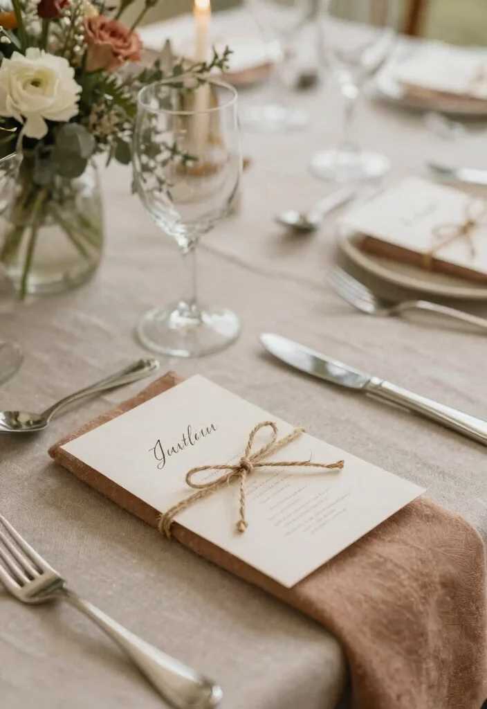 17 Wedding Table Decoration Ideas That Look Elegant - 15. Personalized Seed Paper Place Cards 1