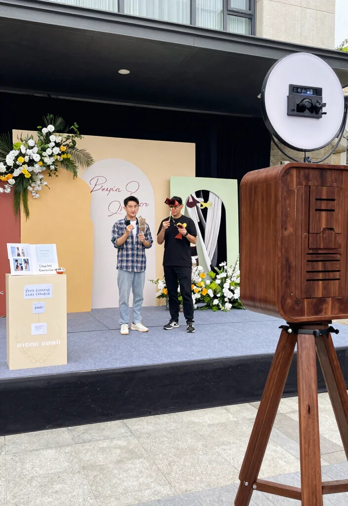 18 Big Stage Decorations Wedding Ideas With Grand Impact 57 18 Big Stage Decorations Wedding Ideas With Grand Impact - 17. Interactive Elements 1