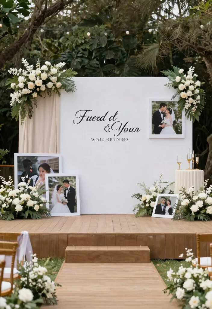 18 Big Stage Decorations Wedding Ideas With Grand Impact 68 18 Big Stage Decorations Wedding Ideas With Grand Impact - 18. Personal Touches 1