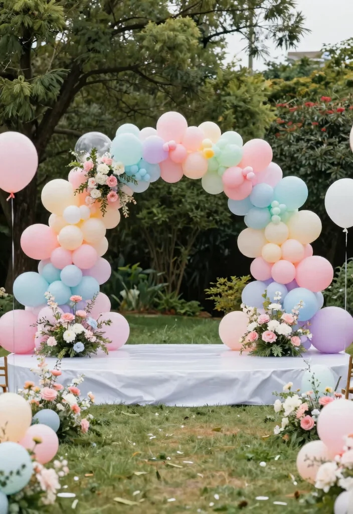 18 Big Stage Decorations Wedding Ideas With Grand Impact 27 18 Big Stage Decorations Wedding Ideas With Grand Impact - 7. Whimsical Balloons 1